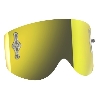 SCOTT Szybka MX Lens Recoil /80's /XI  SGL AFC Works yellow chrome