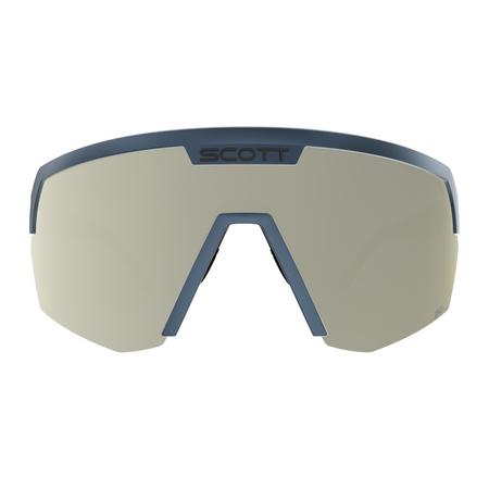SCOTT Okulary Sunglasses Sport Shield  metallic blue,AMP white chrome S2