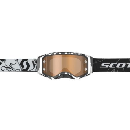 SCOTT Gogle Prospect Amplifier marble black/white / gold chrome works