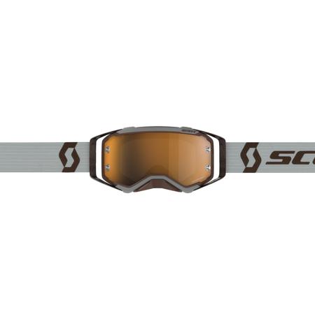SCOTT Gogle Prospect Amplifier grey/brown / gold chrome works
