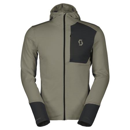 SCOTT Bluza Hoody M's Defined Light dust grey/black L