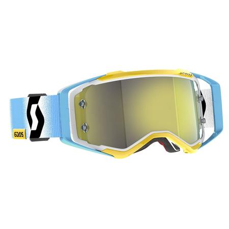 SCOTT LIMITED Gogle Prospect 6 Days 2023 Argentina white/blue / yellow chrome works