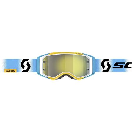 SCOTT LIMITED Gogle Prospect 6 Days 2023 Argentina white/blue / yellow chrome works