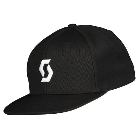 SCOTT Czapka Junior Cap Flat Brim black,one size