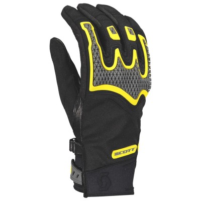 SCOTT Rękawice Glove Dualraid black/cybrer yellow