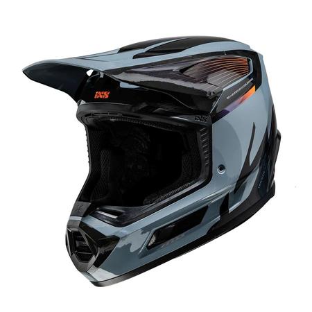 iXS Kask Trigger MX 1.0 Graphic MIPS full face helmet grey-black