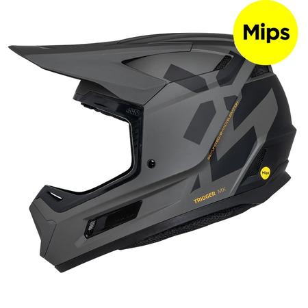 iXS Kask Trigger MX 1.0 Graphic MIPS full face helmet matt black-orange