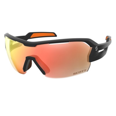 SCOTT Okulary Sunglasses Spur black matt/orange / red chrome+clear