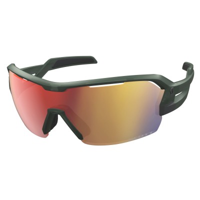 SCOTT Okulary Sunglasses Spur kaki green / red chrome enhancer + clear