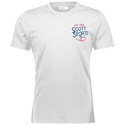 SCOTT Koszulka Męska Tee 5 Vintage s/sl white